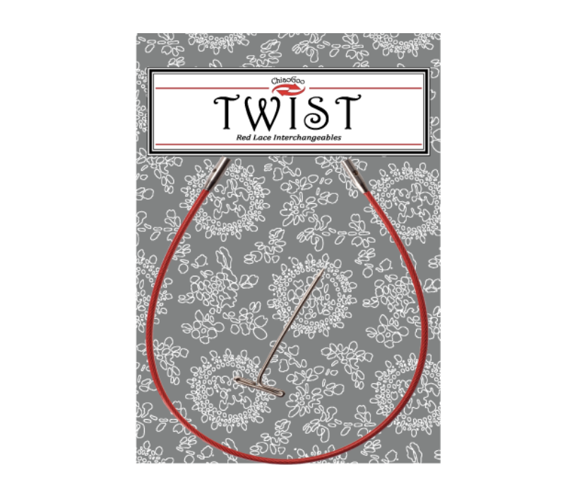ChiaoGoo Twist Red Cables Small