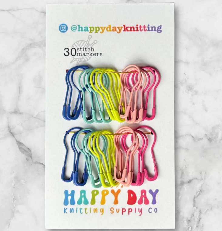 Happy Day Knitting 30 Bulb Pin Stitch Markers