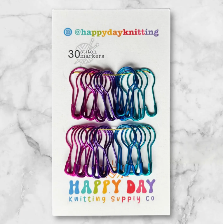 Happy Day Knitting 30 Bulb Pin Stitch Markers