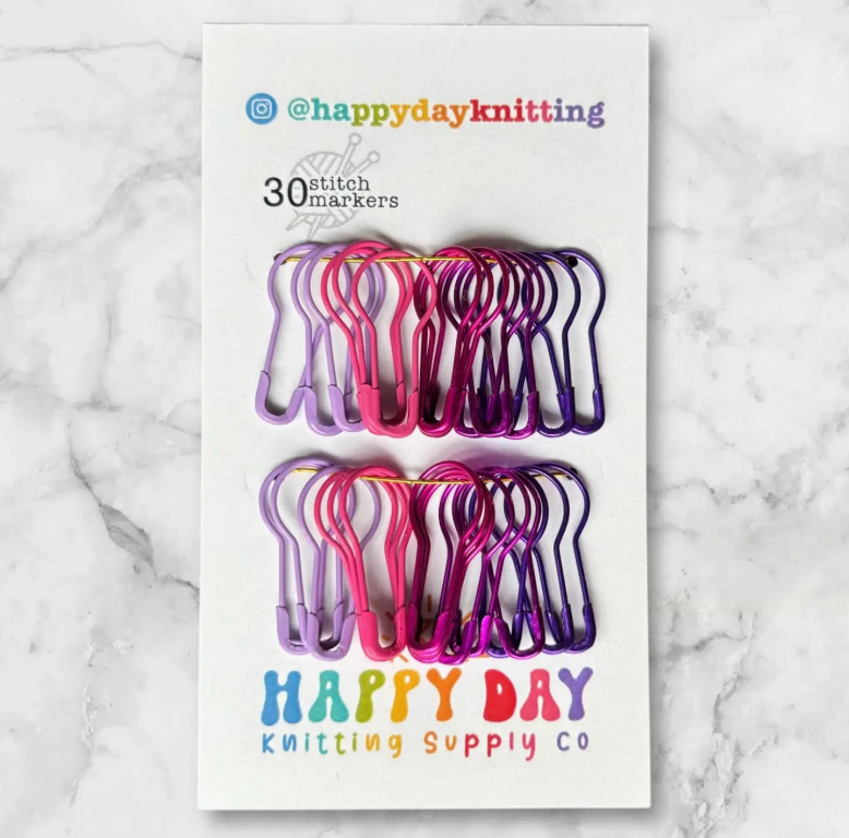 Happy Day Knitting 30 Bulb Pin Stitch Markers