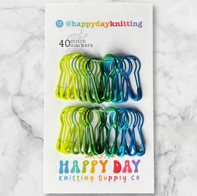 Happy Day Knitting 40 Bulb Pin Stitch Markers