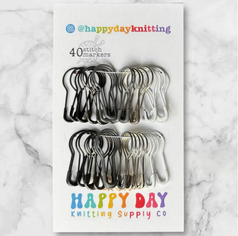 Happy Day Knitting 40 Bulb Pin Stitch Markers