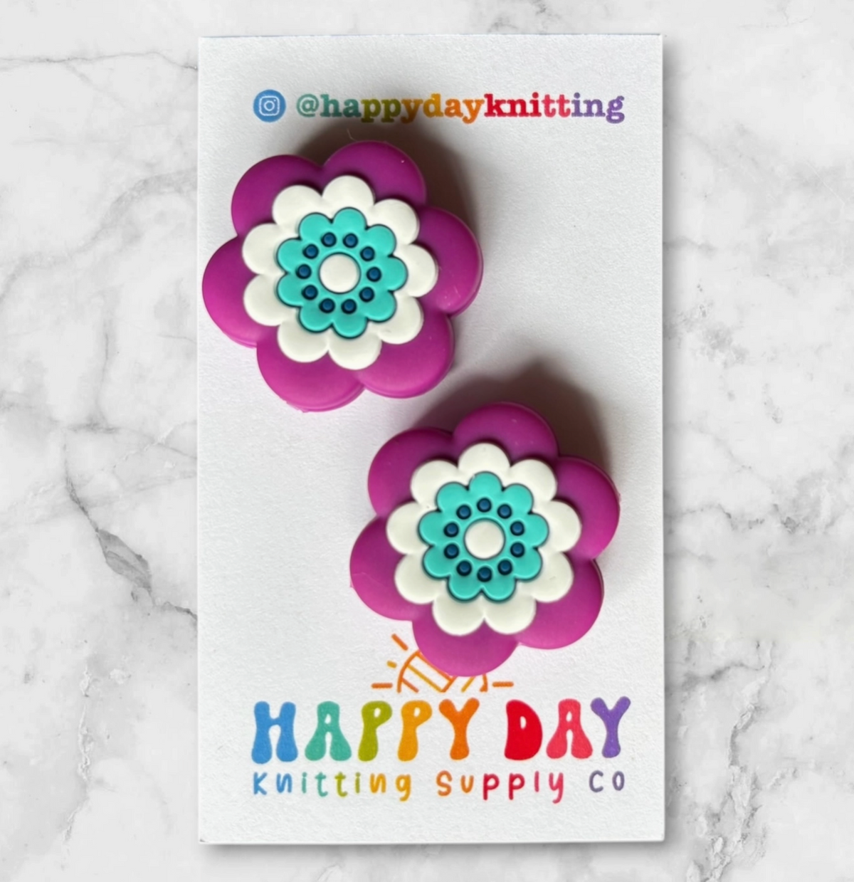 Happy Day Silicone Needle Toppers