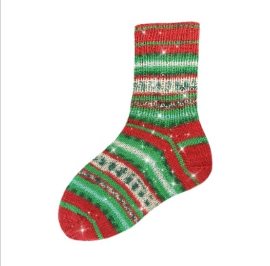 Flotte Sock Christmas Metallic